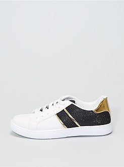 Sneakers basse in similpelle - Kiabi
