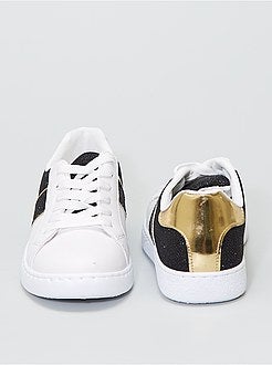 Sneakers basse in similpelle - Kiabi