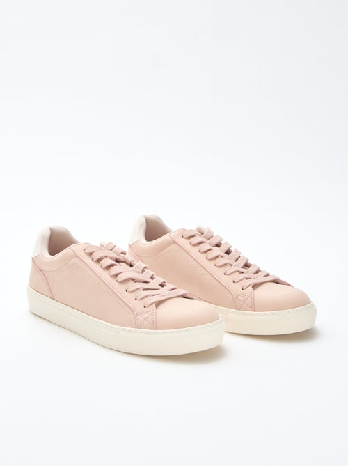 Sneakers basse in suede lucido - Kiabi