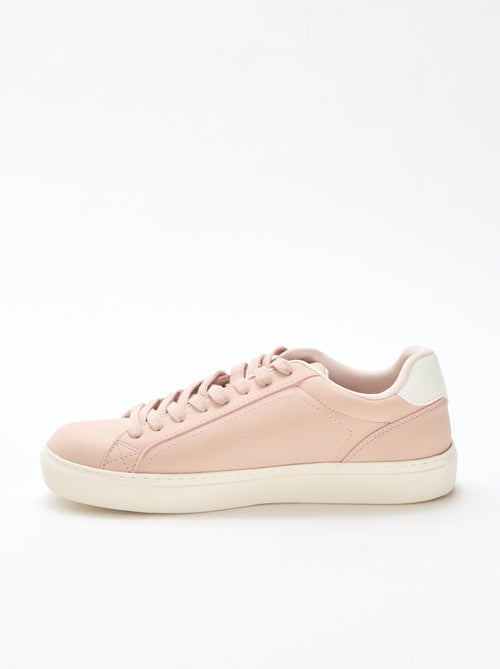 Sneakers basse in suede lucido - Kiabi
