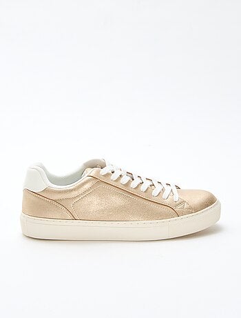 Sneakers basse in suedette lucida