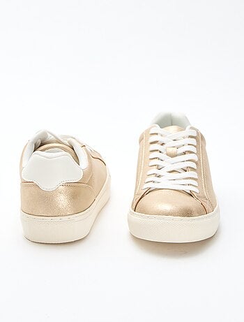 Sneakers basse in suedette lucida