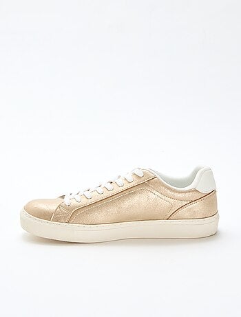 Sneakers basse in suedette lucida