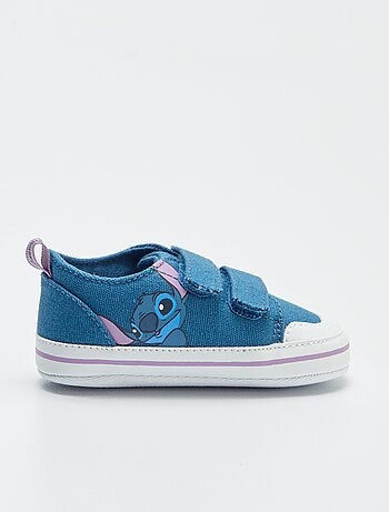 Sneakers basse in tela con chiusure a strappo 'Stitch' 'Disney'
