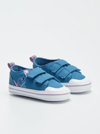 Sneakers basse in tela con chiusure a strappo 'Stitch' 'Disney'