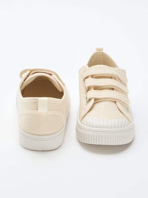 Sneakers basse in tela con strappi - Kiabi