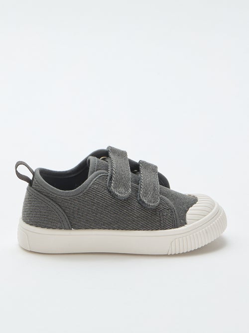 Sneakers basse in tela con strappi - Kiabi