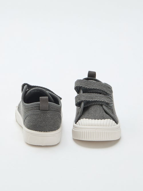 Sneakers basse in tela con strappi - Kiabi