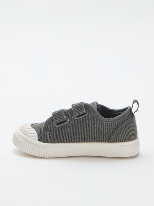 Sneakers basse in tela con strappi - Kiabi