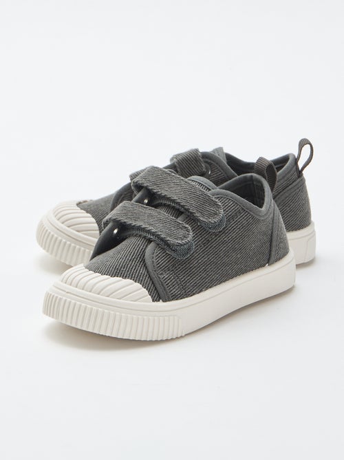 Sneakers basse in tela con strappi - Kiabi