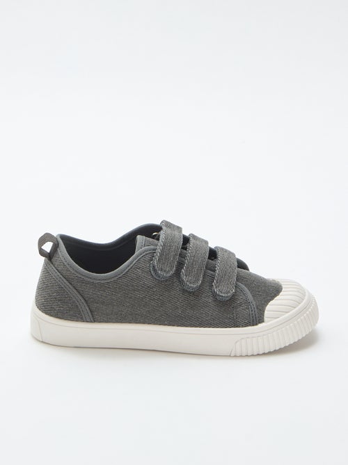 Sneakers basse in tela con strappi - Kiabi