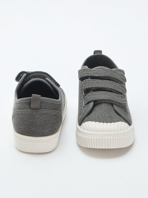 Sneakers basse in tela con strappi - Kiabi
