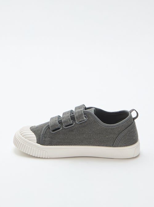 Sneakers basse in tela con strappi - Kiabi