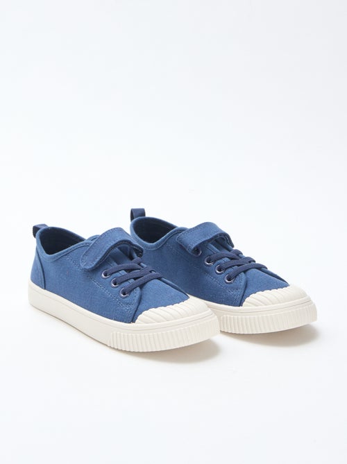 Sneakers basse in tela con strappo - Kiabi