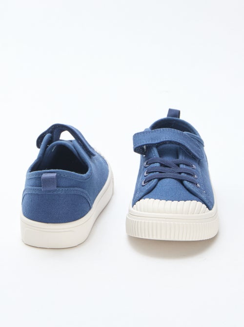Sneakers basse in tela con strappo - Kiabi