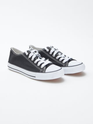 Sneakers basse in tela