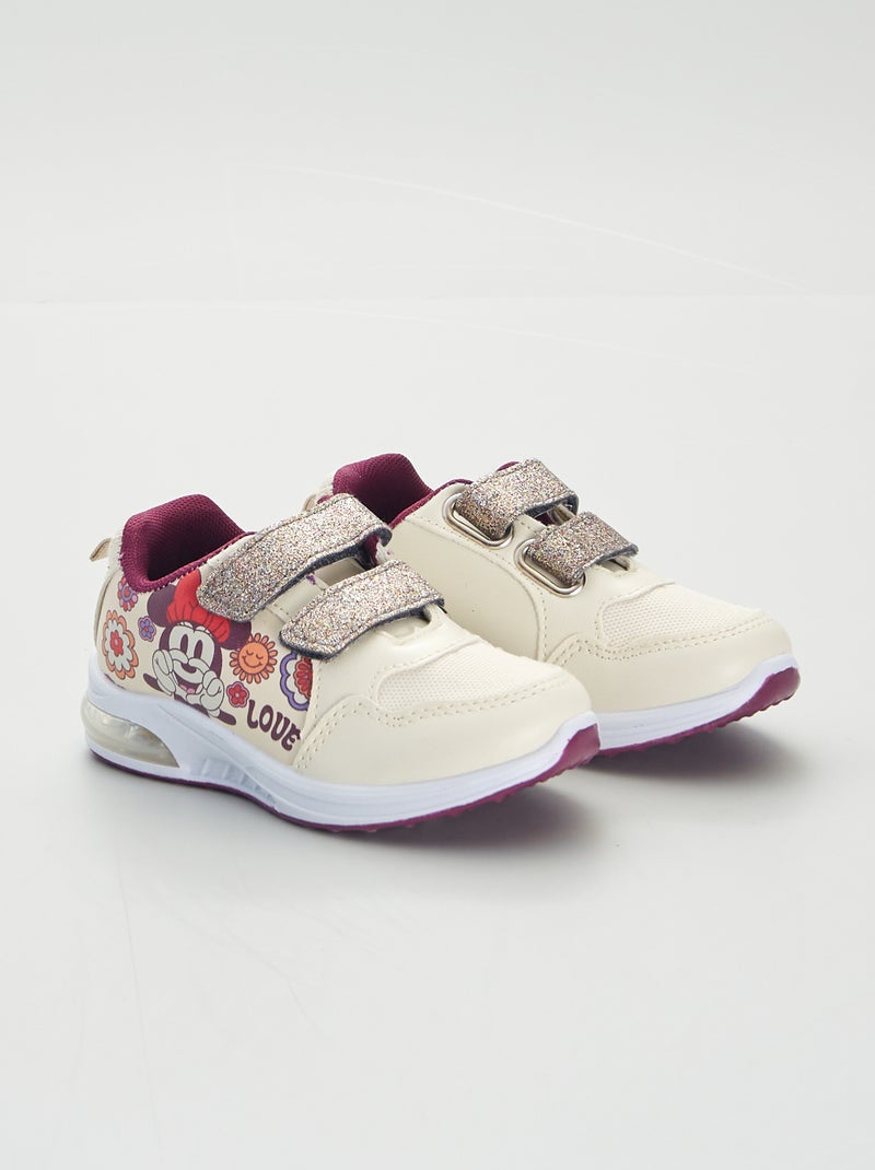 Sneakers basse 'Minnie' 'Disney' beige/beige - Kiabi