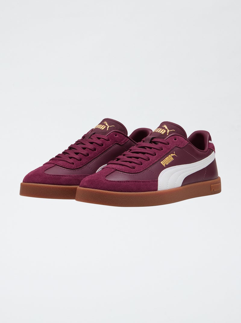 Sneakers basse 'PUMA' bi-materiale Rosso - Kiabi