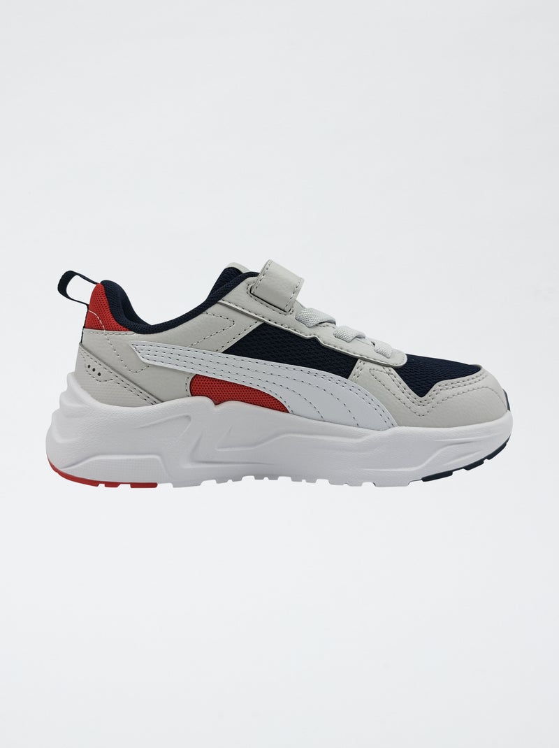 Sneakers basse 'PUMA' con lacci e strappi Blu - Kiabi