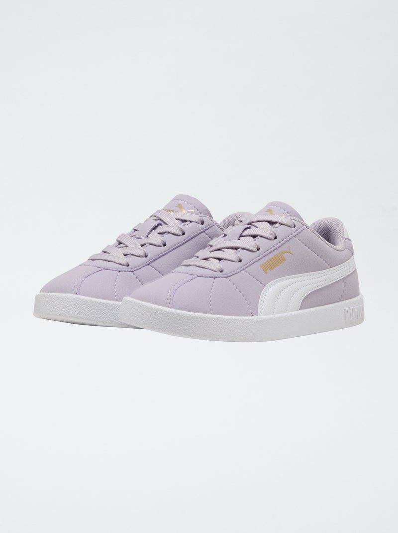 Sneakers basse 'PUMA' in similpelle scamosciata Viola - Kiabi