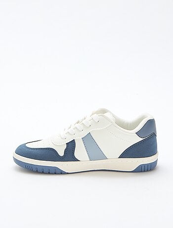 Sneakers basse rinforzate tricolore