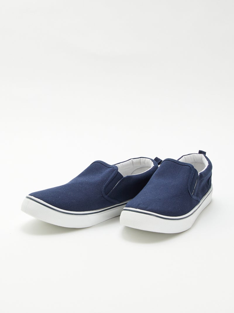 Sneakers basse senza lacci Blu - Kiabi