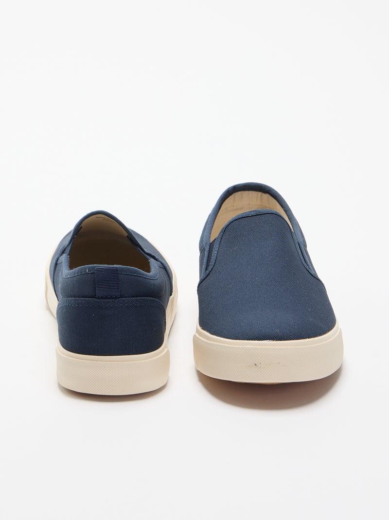 Sneakers basse slip-on Blu - Kiabi