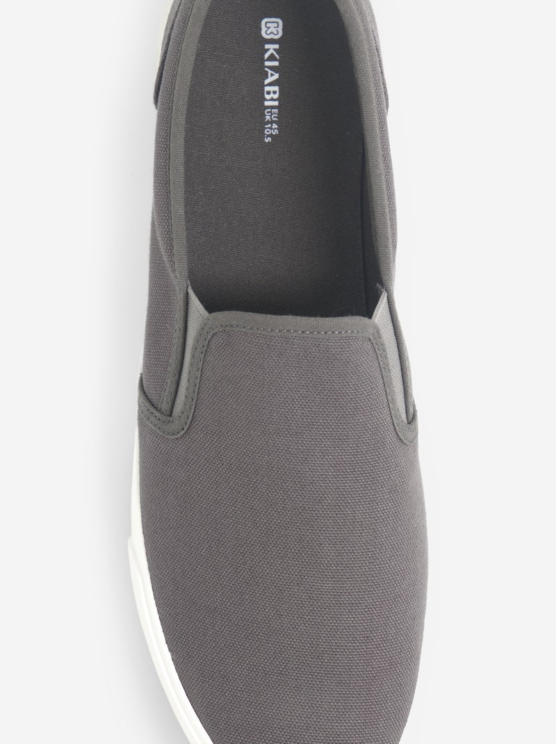 Sneakers basse slip-on Grigio - Kiabi