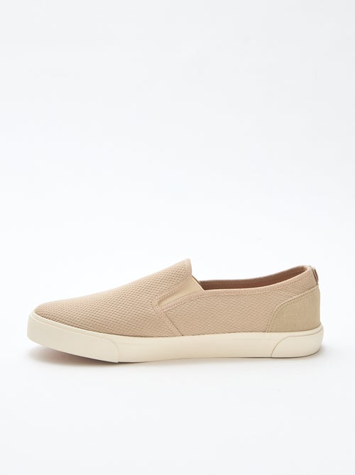Sneakers basse slip-on in mesh - Kiabi