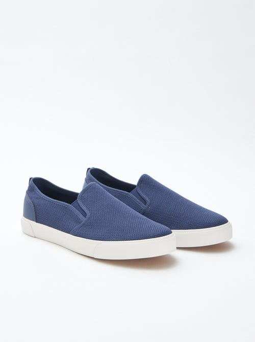 Sneakers basse slip-on in mesh - Kiabi