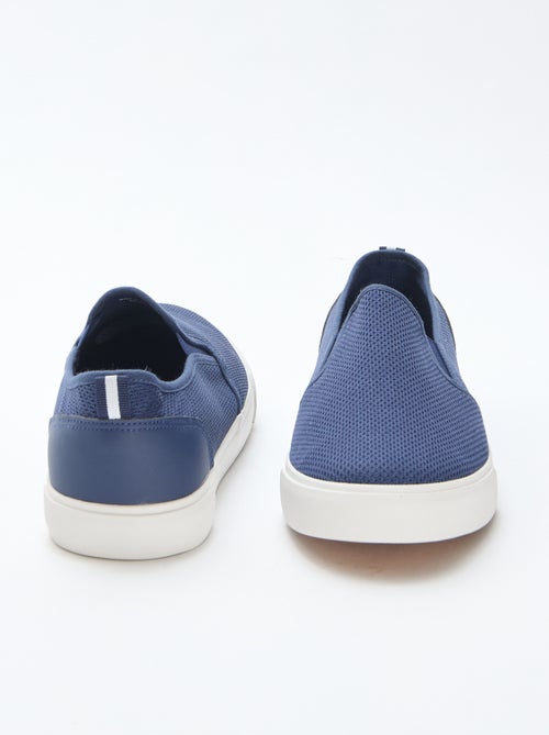 Sneakers basse slip-on in mesh - Kiabi