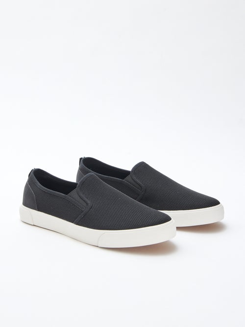 Sneakers basse slip-on in mesh - Kiabi