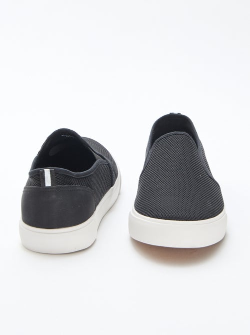 Sneakers basse slip-on in mesh - Kiabi