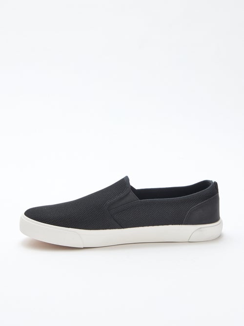 Sneakers basse slip-on in mesh - Kiabi