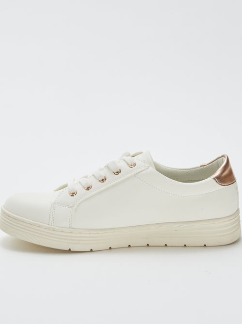 Sneakers basse stampa 'fiori' e 'farfalle' - Kiabi