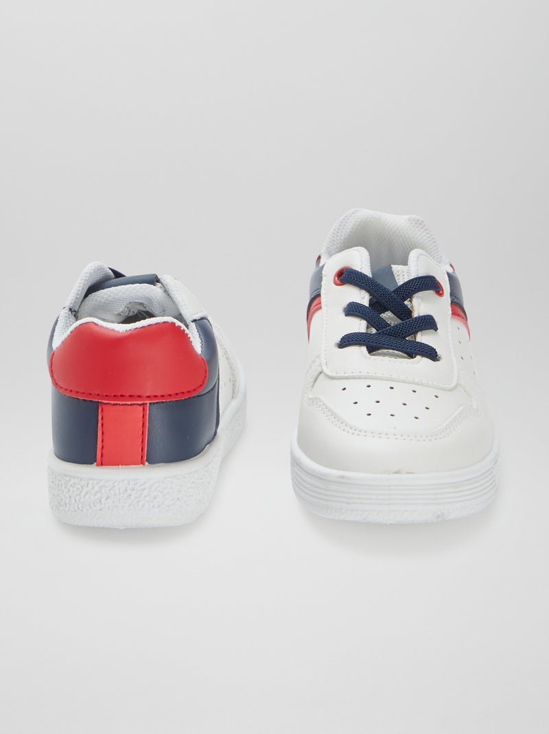 Sneakers basse stringate BIANCO - Kiabi