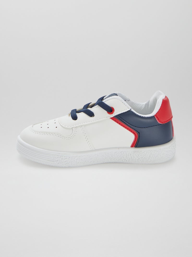 Sneakers basse stringate BIANCO - Kiabi