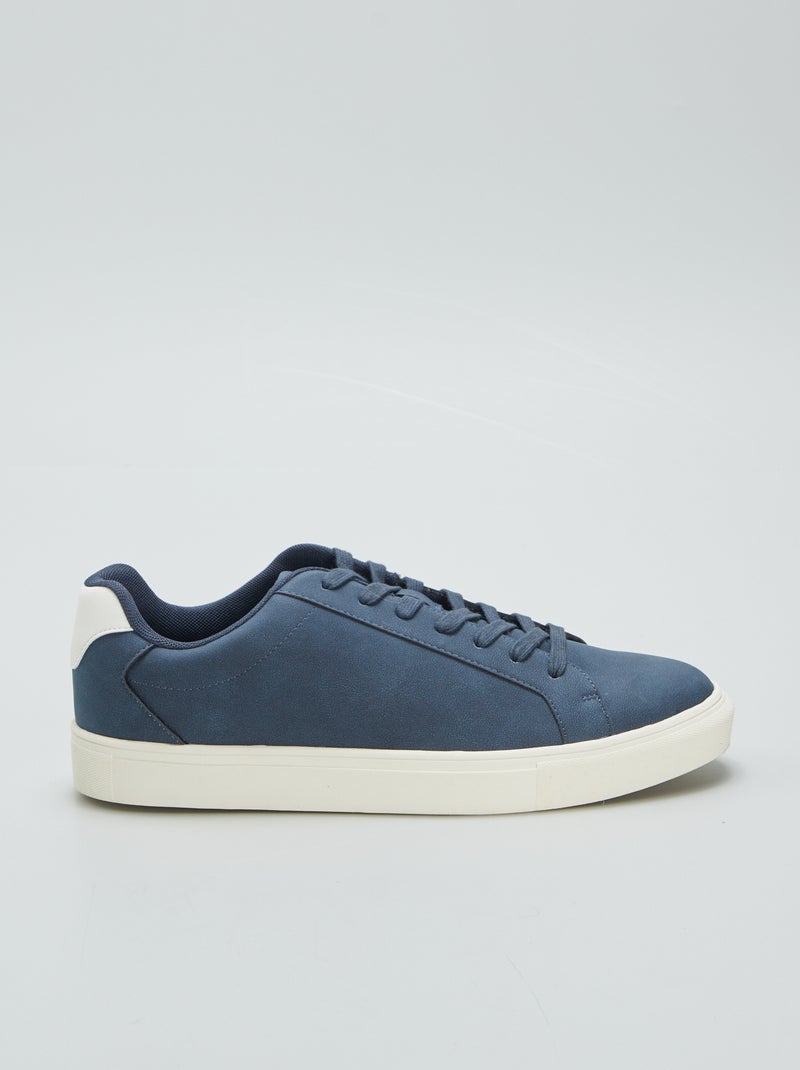 Sneakers basse testurizzate BLU - Kiabi