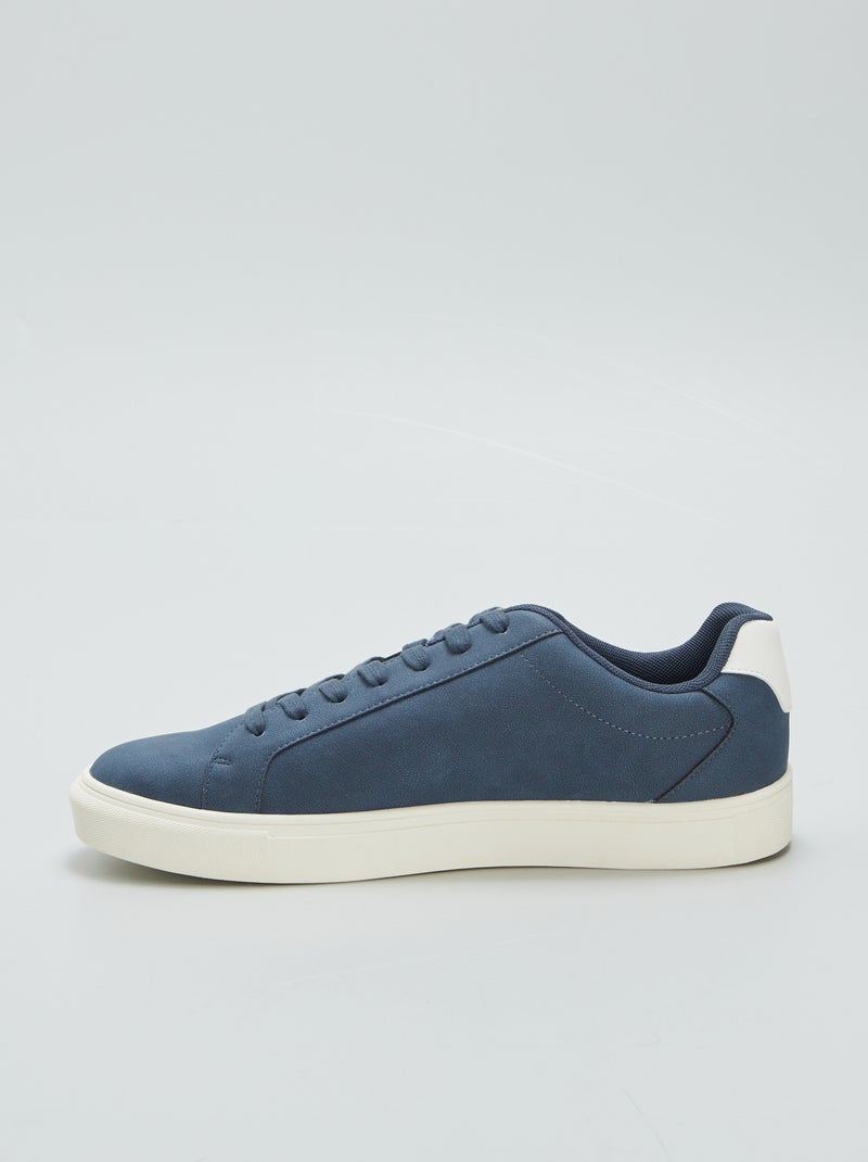 Sneakers basse testurizzate BLU - Kiabi