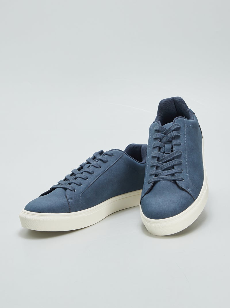 Sneakers basse testurizzate BLU - Kiabi