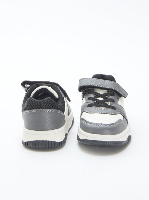 Sneakers basse tricolore - Kiabi