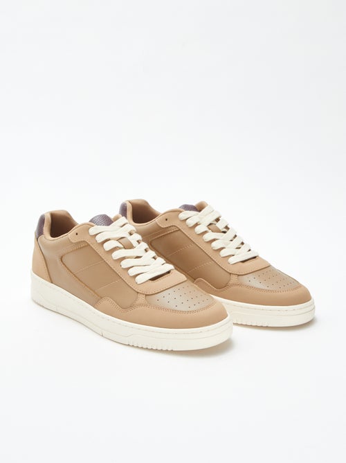 Sneakers basse tricolori - Kiabi