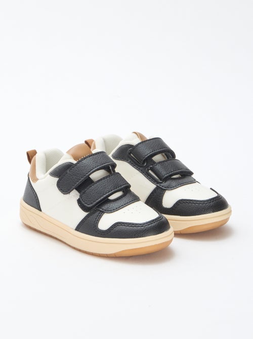 Sneakers basse tricolori - Kiabi