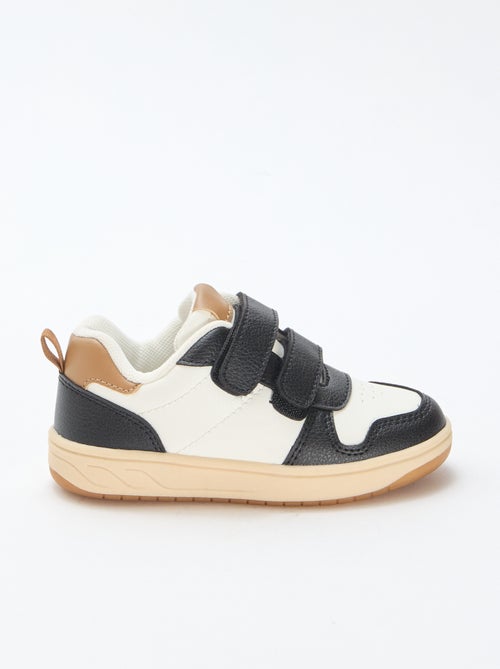 Sneakers basse tricolori - Kiabi