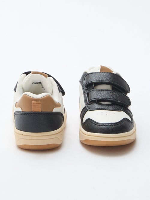 Sneakers basse tricolori - Kiabi