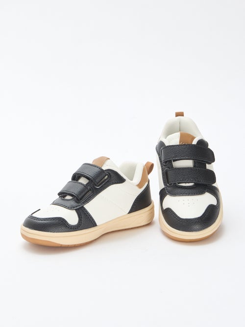 Sneakers basse tricolori - Kiabi