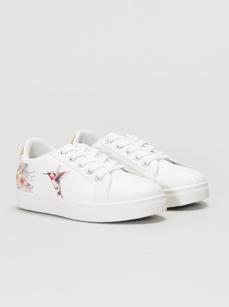 Sneakers basse 'uccello' BIANCO - Kiabi