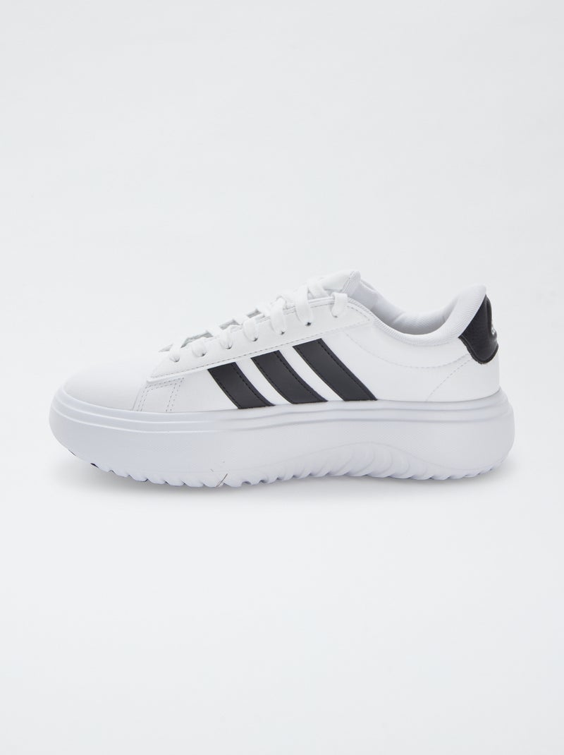 Sneakers bicolori con platform 'Grand Court' 'Adidas' bianco - Kiabi