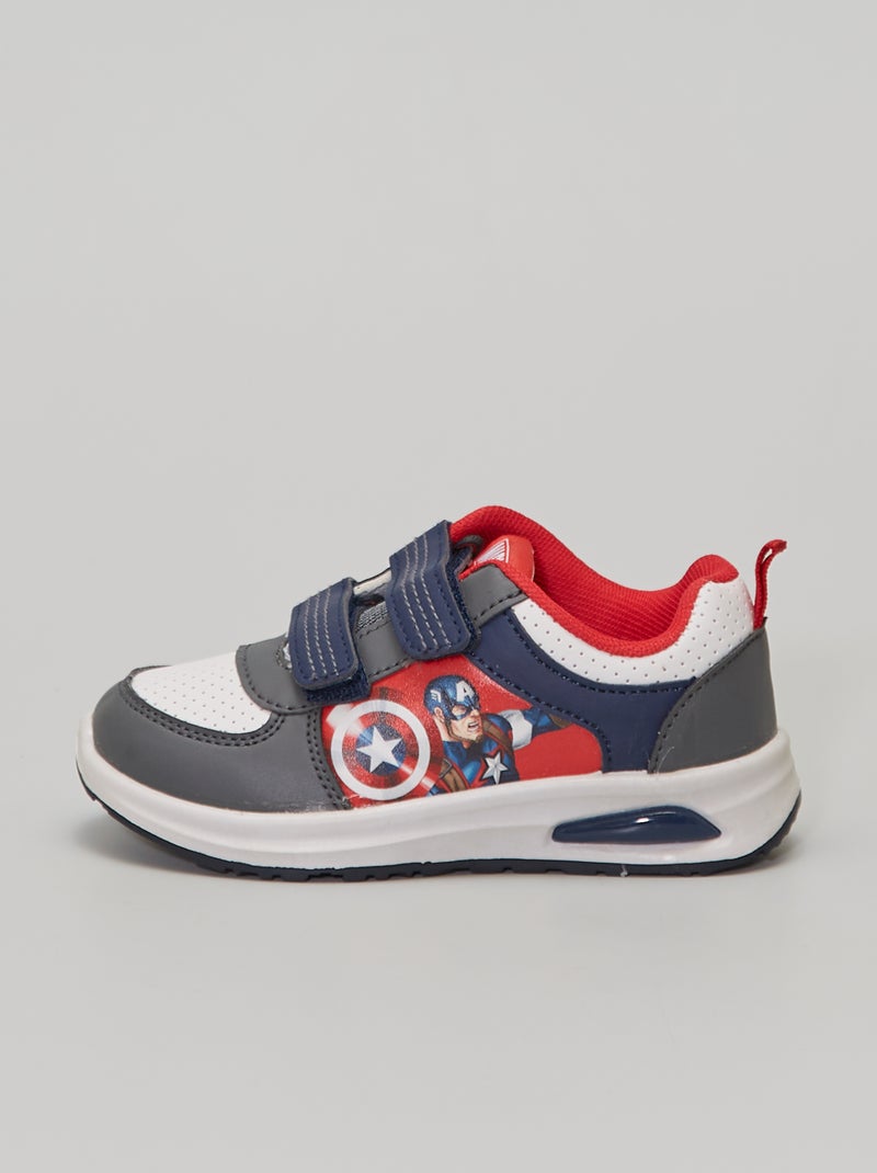 Sneakers 'Capitan America' grigio - Kiabi