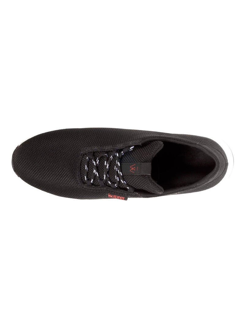 Sneakers Comfort in maglia  Isotoner Nero - Kiabi